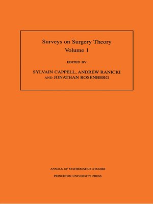 cover image of Surveys on Surgery Theory, Volume 1